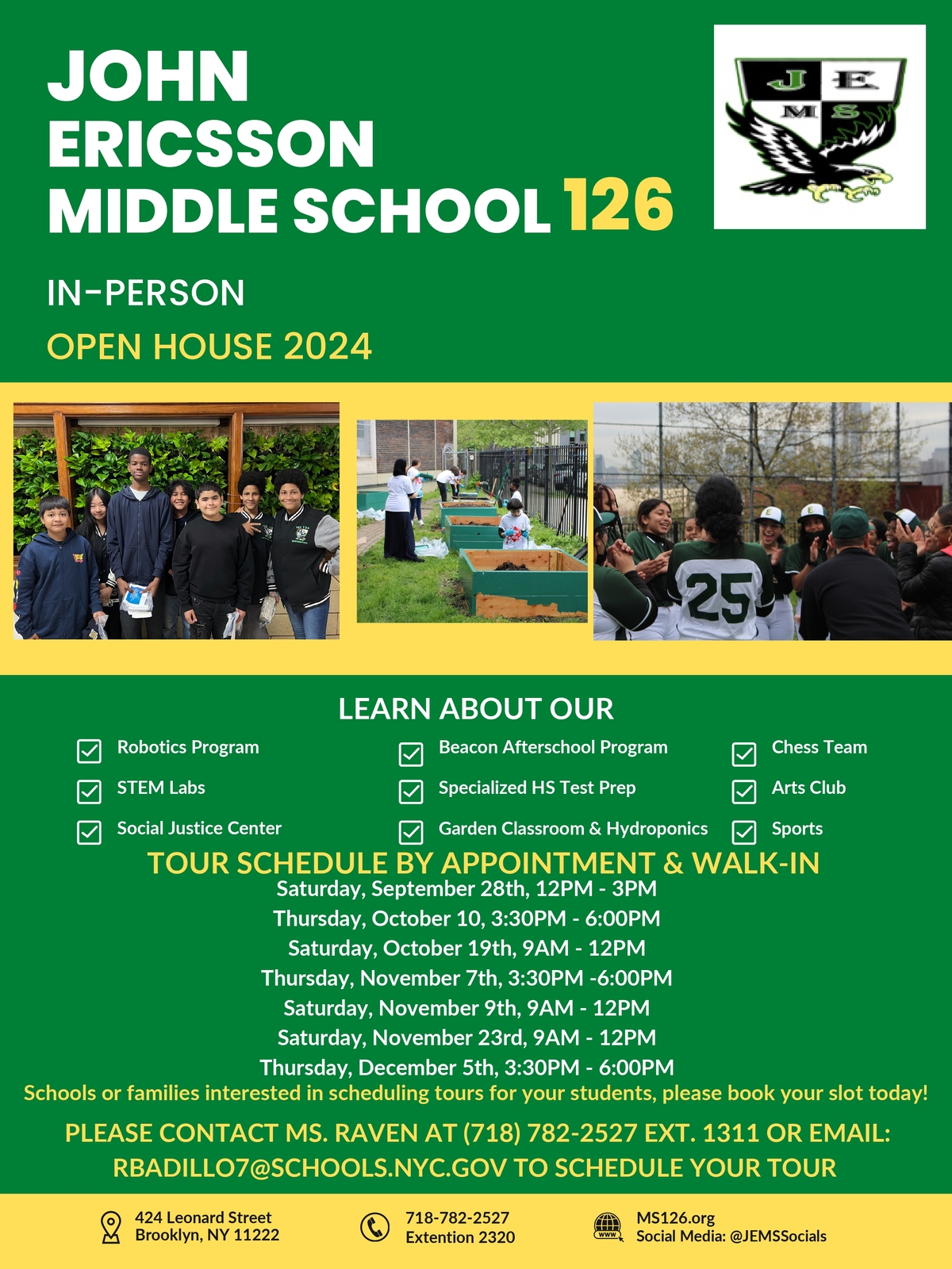 JEMS 126 Open House Flyer 2024 English